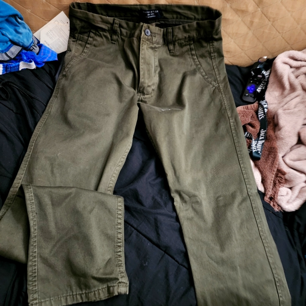 Matchstick men's 32 waist pants green new